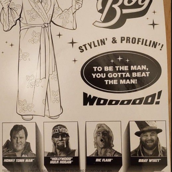 WWE Superstars The Nature Boy Ric Flair Series 1 Mattel Action Figure NWO New - Picture 5 of 8